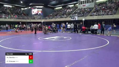 110 lbs Round Of 16 - Andrew Bonita, Mahwah, NJ vs Zane Crouse, Greencastle, PA