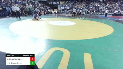 4A 106 lbs Quarterfinal - Hayden Sternod, Bellarmine Prep vs Ahmad Banishamsa, Lake Stevens