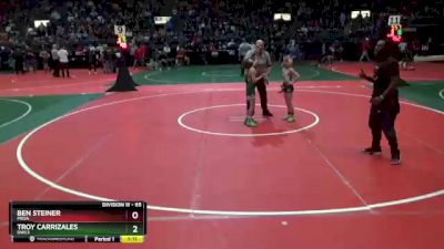 65 lbs Champ. Round 2 - Ben Steiner, PROA vs Troy Carrizales, DWC3