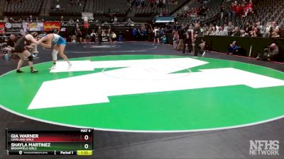 Champ. Round 1 - Gia Warner, Loveland Girls vs Shayla Martinez, Broomfield Girls