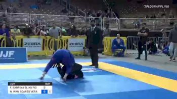 FERNANDA SABRINA ELIAS FIGUEIRA vs NATHALIE WAN SOARES VERAS RIBEIR 2021 Pan Jiu-Jitsu IBJJF Championship