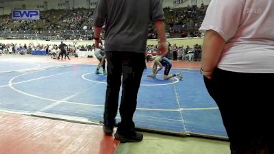 108 lbs Consi Of 32 #1 - Christian Cambron, Hennessey Eagles Jr High vs Edwin Navejar, McAlester