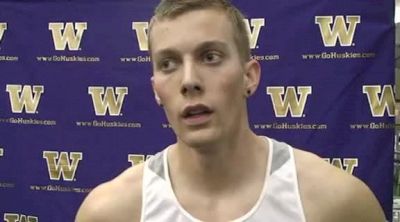 Joe Abbott (Washington State) 2nd place, men's 800 at the 2011 UW Invitational