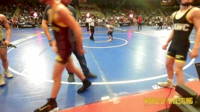 105 lbs Consi Of 16 #1 - Joseph Veloquio, Dark Cloud Wrestling Club vs Easton Jorgenson, Waverly Area Wrestling Club