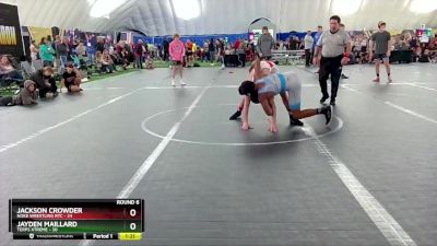 115 lbs Round 6 (8 Team) - Jayden Maillard, Terps Xtreme vs Jackson Crowder, Noke Wrestling RTC