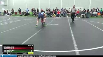 152 lbs Cross Bracket (8 Team) - Caleb Davis, Nebraska Blue vs Mason Liska, Iowa White