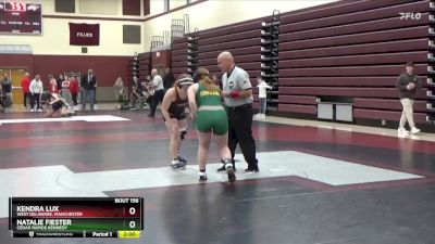 JV-21 lbs Round 3 - Kendra Lux, West Delaware, Manchester vs Natalie Fiester, Cedar Rapids Kennedy