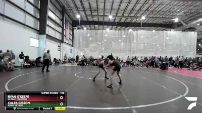 106 lbs Quarterfinal - Caleb Gibson, Rural Retreat vs Ryan O`Keefe, VA Team Predator