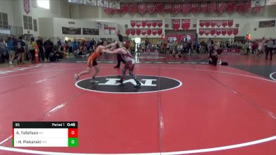 95 lbs Quarterfinal - Hudson Piekarski, Moorhead Magic vs Axel Tollefson, No Nonsense