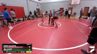 175 lbs Round 3 (8 Team) - Mark Gallegos, Panhandle Regional Training Center vs Ben Baker, 208 Elite