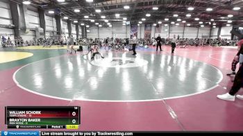 84 lbs Rd# 2 10:30am Friday - William Schork, Terps Xtreme vs Braxton Baker, Iron Horse