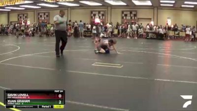 91 lbs Round 4 (6 Team) - Xuan Graham, SVRWC Gold vs Gavin Lovell, Mat Assassins Red