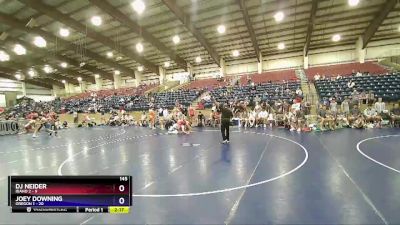 145 lbs Champ Round 1 (16 Team) - DJ Neider, Idaho 2 vs Joey Downing, Oregon 1