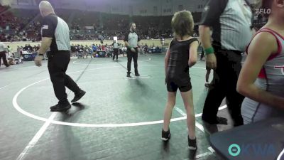 60 lbs Consi Of 8 #1 - Kasyn Greer, Oklahoma Wrestling Academy vs Wrigley Whitney, Standfast