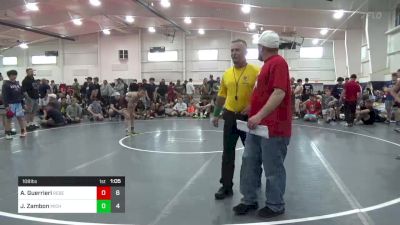 108 lbs Pools - Austin Guerrieri, Rebellion vs Jordan Zambon, Michigan Mayhem