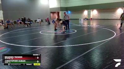 182 lbs Round 3 (6 Team) - Christopher Aubain, SOWA vs Braeden Trower, STL Blue