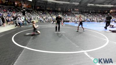 70 lbs Round Of 16 - Joshua Back, Verdigris Youth Wrestling vs Ean Howard, Vinita Kids Wrestling