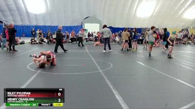 84 lbs Finals (2 Team) - Riley Pylypiak, Highland Hornets vs Henry Craiglow, Dayton Bandits