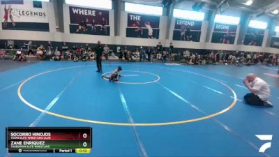 46 lbs Semifinal - Socorro Hinojos, Texas Elite Wrestling Club vs Zane Enriquez, Takedown Elite Wrestling