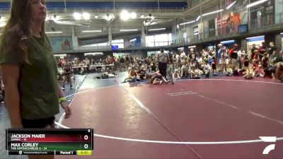 90 lbs Semis & 3rd Wb (16 Team) - Max Corley, The Untouchables 2 vs Jackson Maier, SVRWC