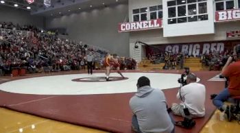 165 lbs match Craig Eifert Cornell vs. Andrew Sorenson Iowa State