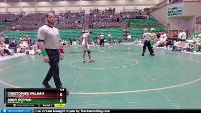 138 lbs 1st & 3rd (16 Team) - Christopher Williams, Camden County vs Drew Gorman, Buford HS