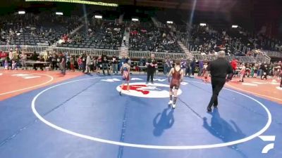 70 lbs Champ. Round 1 - Damani Baughman, Glenrock Wrestling Club vs Isaac Reynolds, Natrona Colts Wrestling Club