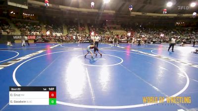 55 lbs Round Of 16 - Orlando Cruz, RedWave Wrestling vs Greyson Goodwin, Black Fox Academy