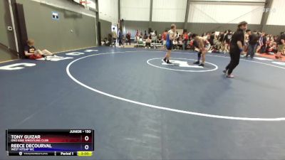 150 lbs Cons. Round 2 - Tony Guizar, Ono Kine Wrestling Club vs Reece Decourval, West Kitsap WC