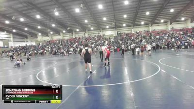 285 lbs Quarterfinal - Jonathan Herring, Champions Wrestling Club vs Ryder Vincent, JWC