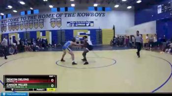152 lbs Quarterfinals (8 Team) - Deacon Delong, Osceola vs Carson Miller, Palmetto Ridge H.S.