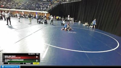 150 lbs Quarterfinal - Gable Underbakke, Iowa vs Nolan Dao, Big Game Wrestling Club