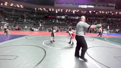 85 lbs Consi Of 8 #1 - Ryan Parker, Galloway Mustangs vs James "Beau" Kern, Olympic