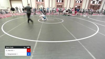 110 lbs Semifinal - Cecilia Verrilli, Ct vs Lillian Seagreaves, Pa