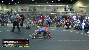 85 lbs Round 2 (6 Team) - Dylan Russo, Michigan Grappler RTC vs Adonis Washington, American Gladiators-Havoc