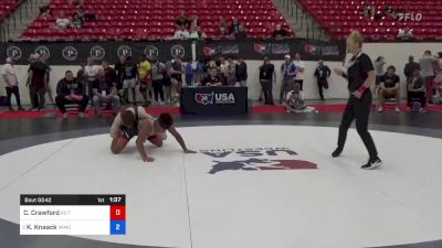 71 kg Cons Semis - Christopher Crawford, KD Training Center vs Kyler Knaack, Immortal Athletics WC