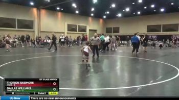 40 lbs Finals (2 Team) - Dallas Williams, Tennessee Red vs Thorign Skidmore, AYWO