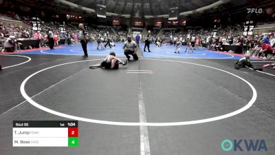 55 lbs 3rd Place - Tuff Jump, Powerhouse Wrestling vs Micael Boso, Choctaw Ironman Youth Wrestling