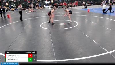 145 lbs Round 2 (16 Team) - Kaden Brownlow, Columbus vs Jet Nuckolls, Wahoo