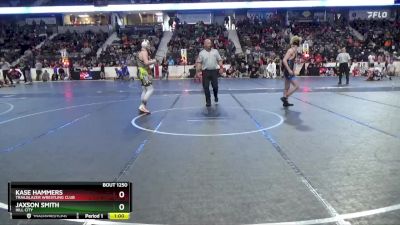 150 lbs Cons. Semi - Kase Hammers, Trailblazer Wrestling Club vs Jaxson Smith, Hill City