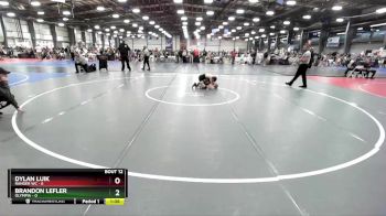 76 lbs Rd# 6- 9:00am Saturday Final Pool - Brandon Lefler, Olympia vs Dylan Luik, Ranger WC