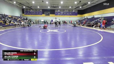 132 lbs 3rd Place Match - Dillon Cooper, Mill Valley Wrestling vs Dillon White, PSF Wrestling