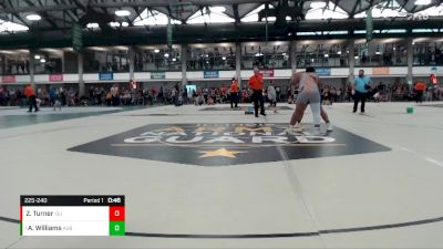 225-240 lbs Round 1 - Ayden Williams, Auburn vs Zavian Turner, Iguanas