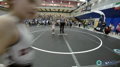 60-67 lbs Rr Rnd 1 - Jentry Lyden, South Central Punisher Wrestling Club vs Alivia Williams, Northwestern Oklahoma Wrestling