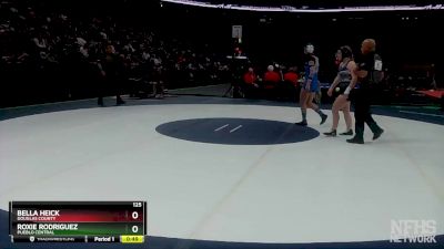 125 lbs Cons. Round 1 - Roxie Rodriguez, Pueblo Central vs Bella Heick, Douglas County