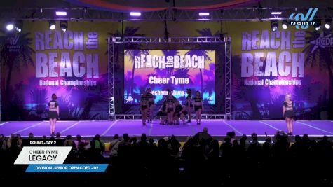 Cheer Tyme - Legacy [2024 L4 Senior Open Coed - D2 Day 2] 2024 ACDA Reach the Beach Cheer Grand Nationals