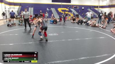 90 lbs Round 4 (6 Team) - Colton Baxley, KC Elite vs Logan Hildebrand, Grizzlies