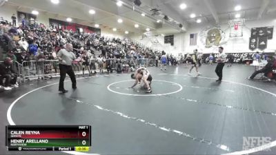 132 lbs Semifinal - Henry Arellano, Northview vs Calen Reyna, Servite