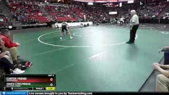 D2-160 lbs Quarterfinal - Carter Friend, Whitewater vs Owen Chelminiak, Delavan-Darien