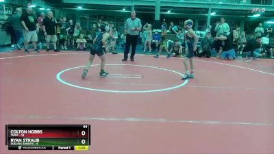 64 lbs Semis (4 Team) - Ryan Straub, Dueling Bandits vs Colton Hobbs, TNWC